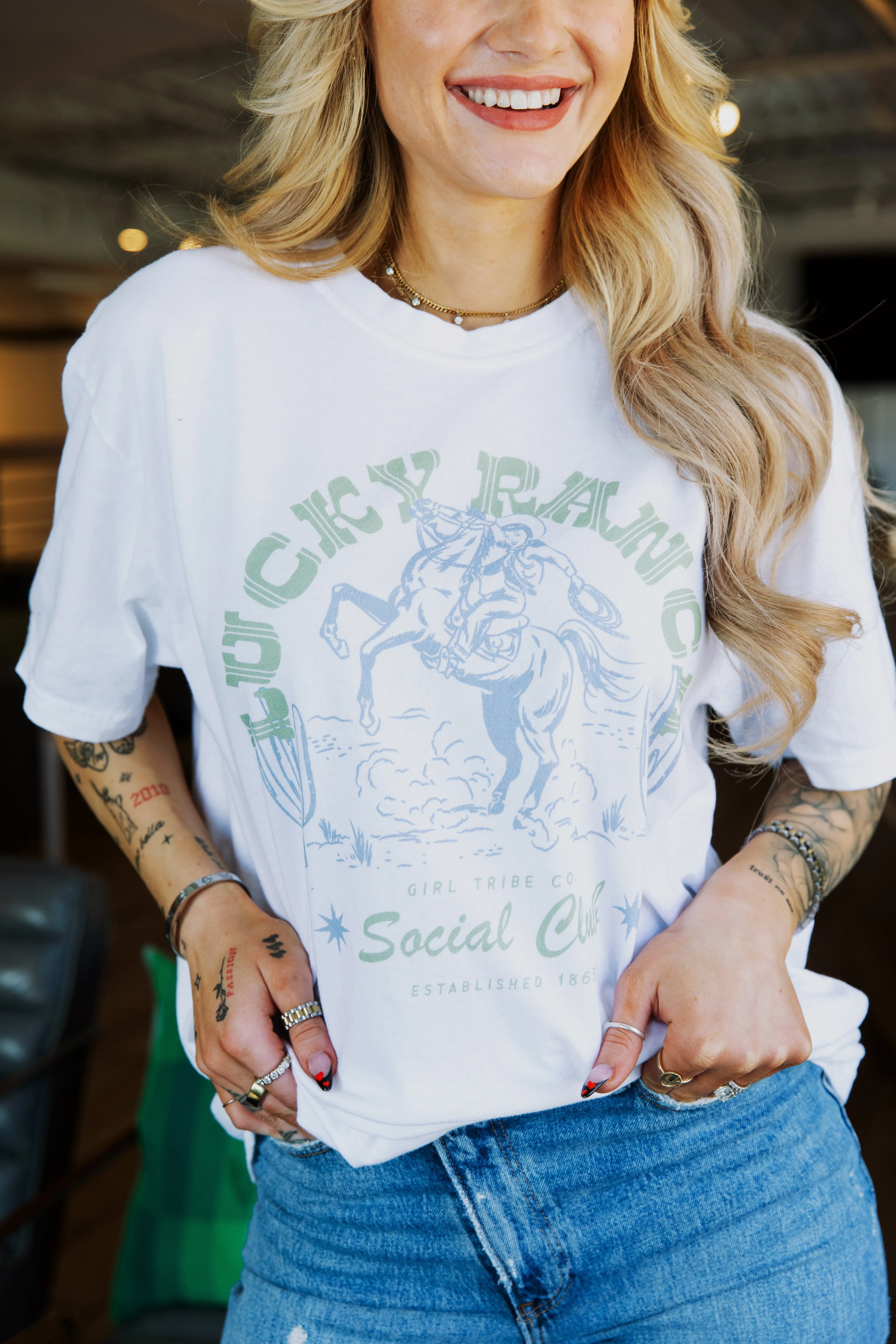 Lucky Ranch Social Club Tee