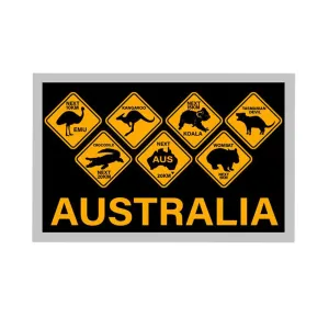 Magnet Foil LS Animal Road Sign