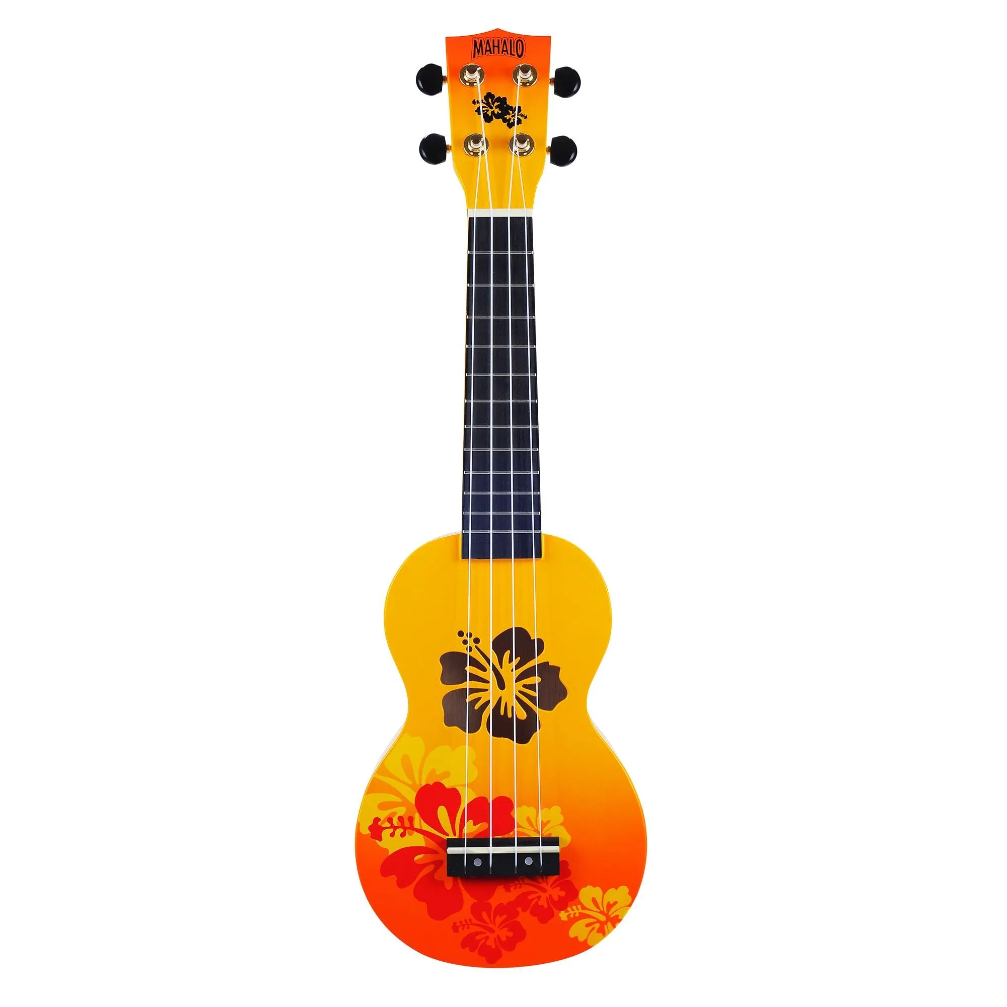 Mahalo Hibiscus Soprano Ukulele (4 Colours) (H)