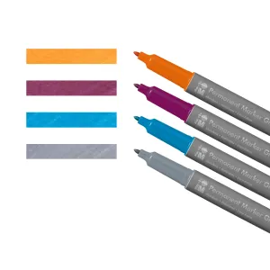 Marabu Graphix Permanent Marker 4 Set-of customer curated colors by SketchBox