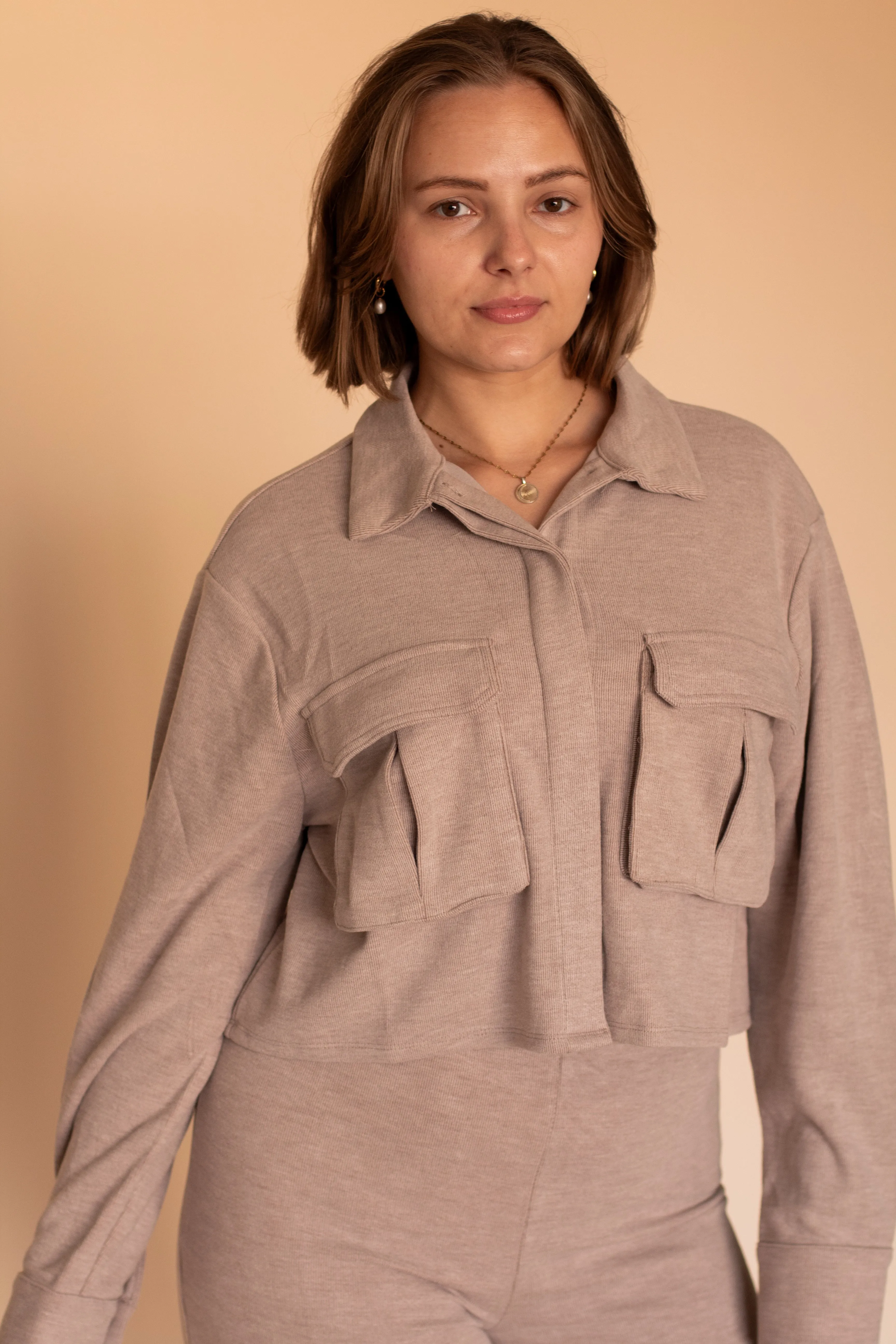 Mariela Lounge Longsleeve (Taupe)