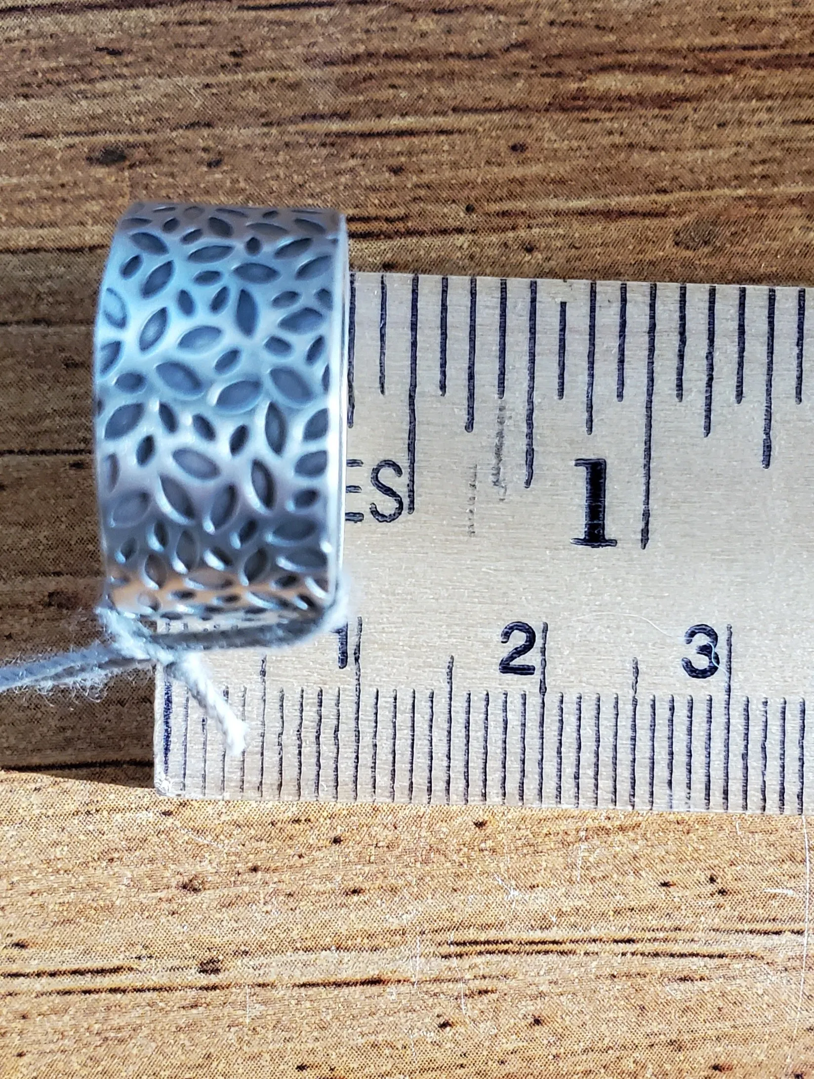 Martha Sullivan Wide Leaf Sterling Band