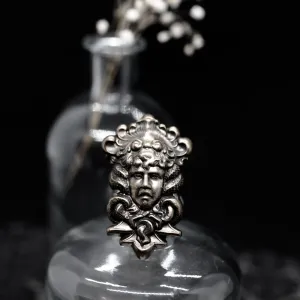 Massive Medusa Head Statement Ring