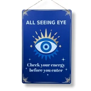 Metal Wall Plaque All Seeing Eye