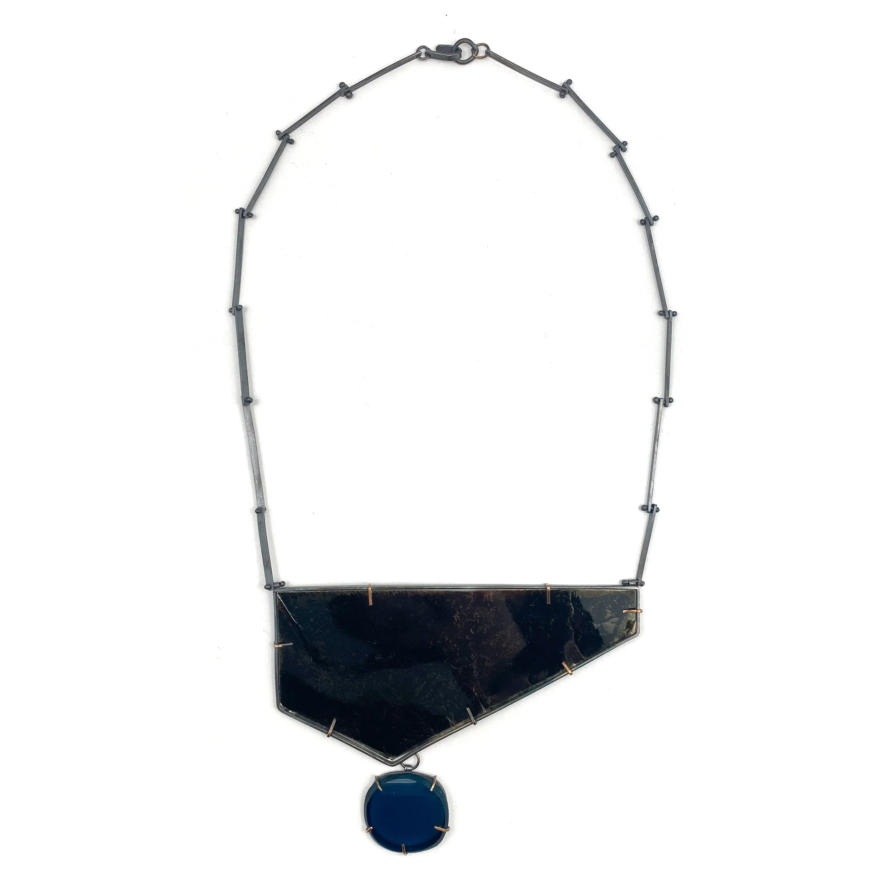 Mica & Glass Statement Necklace