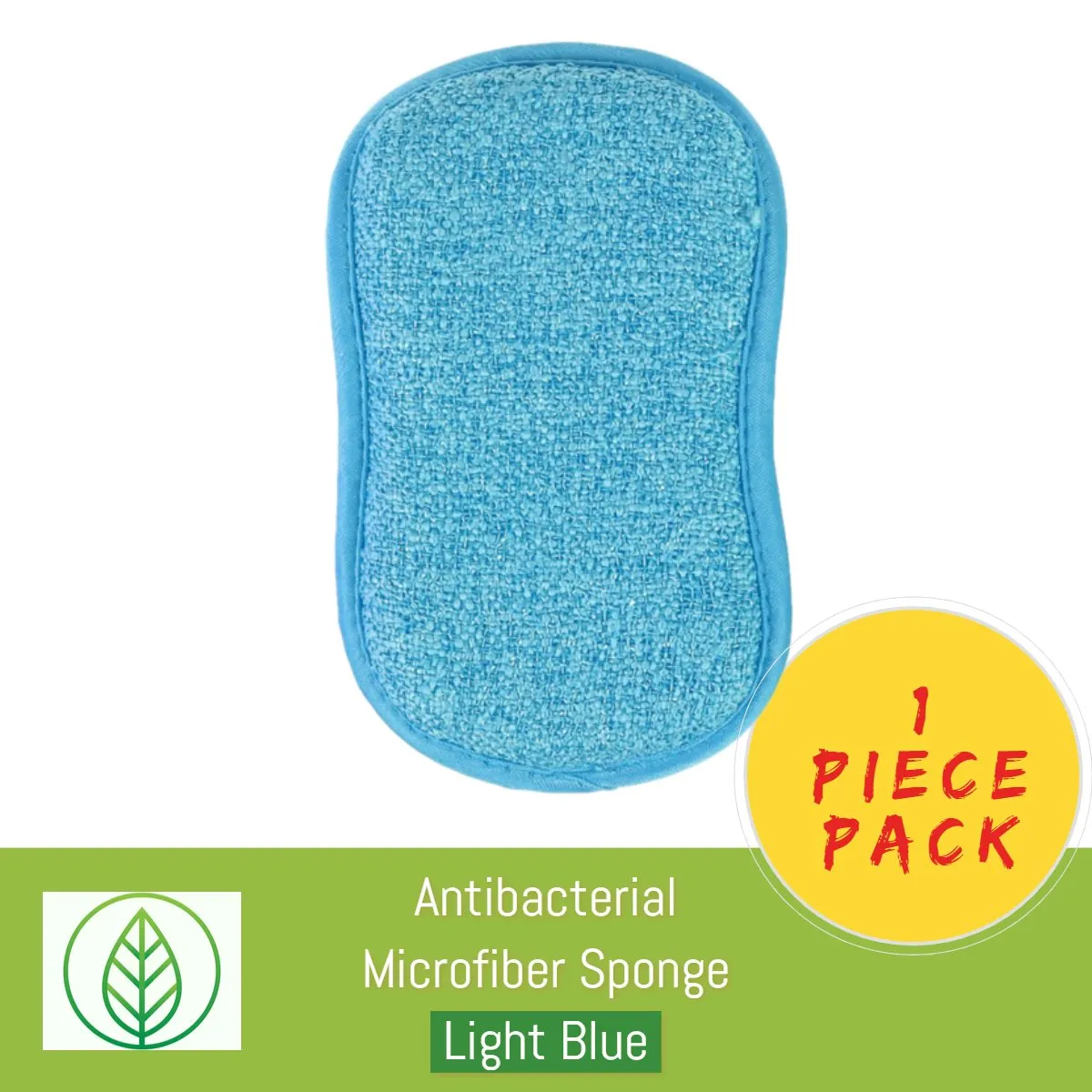 Microfiber Scrubbing Sponge – Multi-Pack Dual-Action Antibacterial Scrubbers