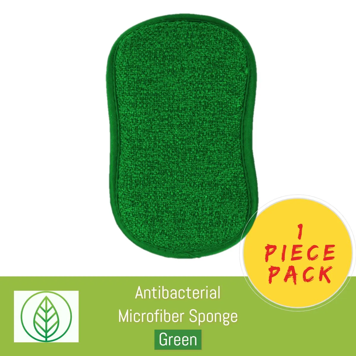 Microfiber Scrubbing Sponge – Multi-Pack Dual-Action Antibacterial Scrubbers