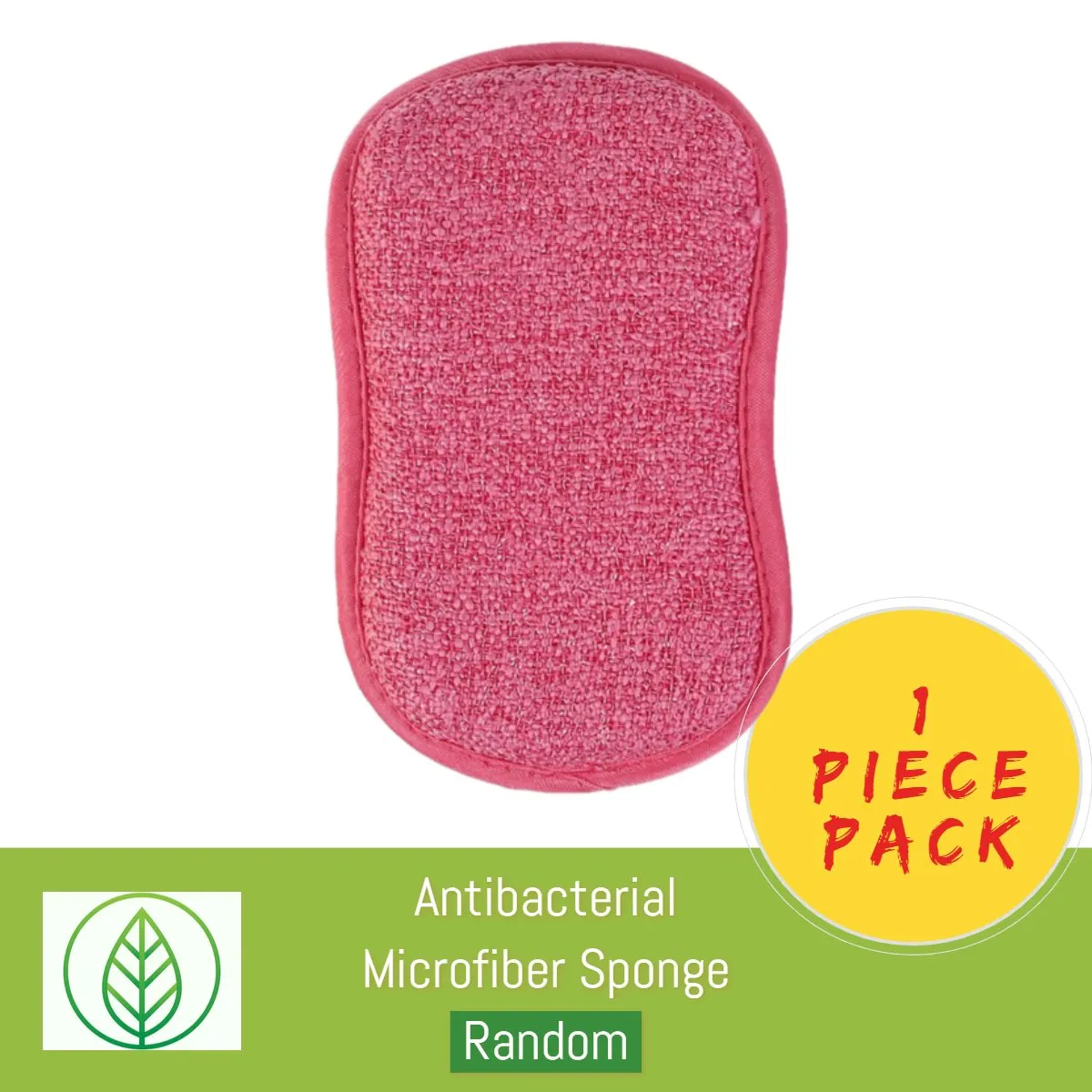 Microfiber Scrubbing Sponge – Multi-Pack Dual-Action Antibacterial Scrubbers