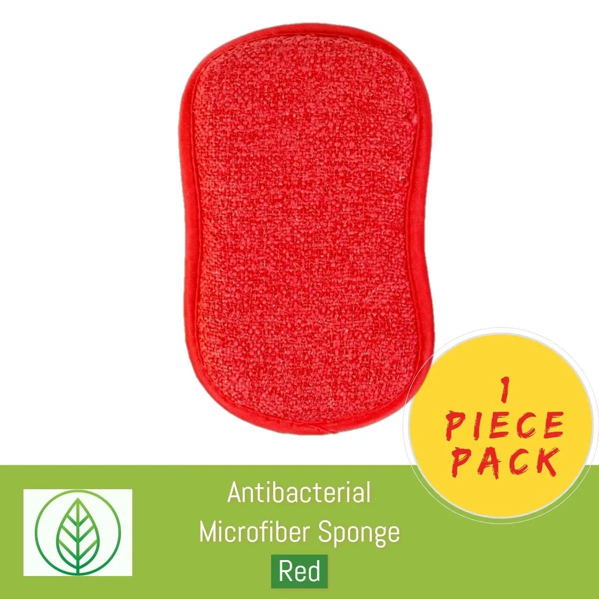 Microfiber Scrubbing Sponge – Multi-Pack Dual-Action Antibacterial Scrubbers