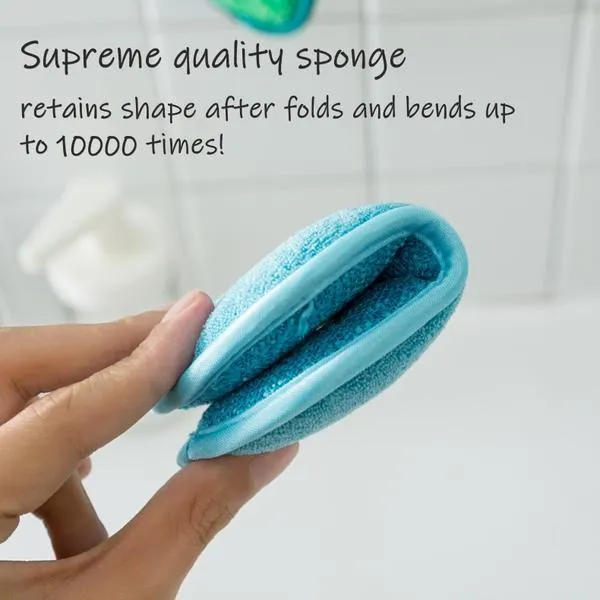 Microfiber Scrubbing Sponge – Multi-Pack Dual-Action Antibacterial Scrubbers