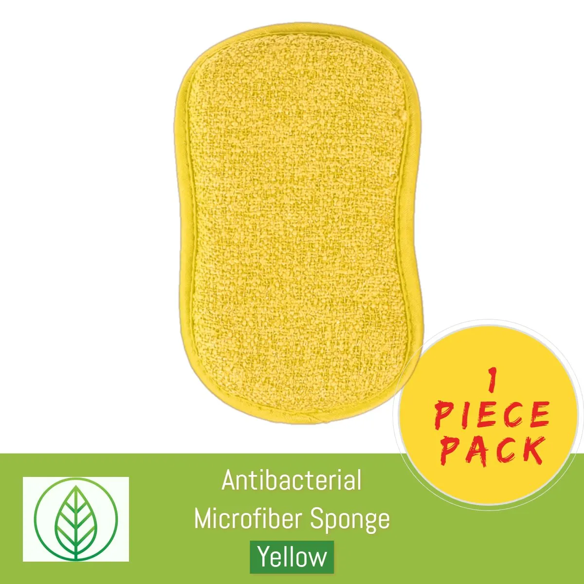 Microfiber Scrubbing Sponge – Multi-Pack Dual-Action Antibacterial Scrubbers