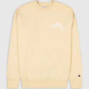 Mikina Champion city explorer Knitted crewneck sweatshirt piesková