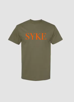 Military Green Orange SYKE Classic TShirt