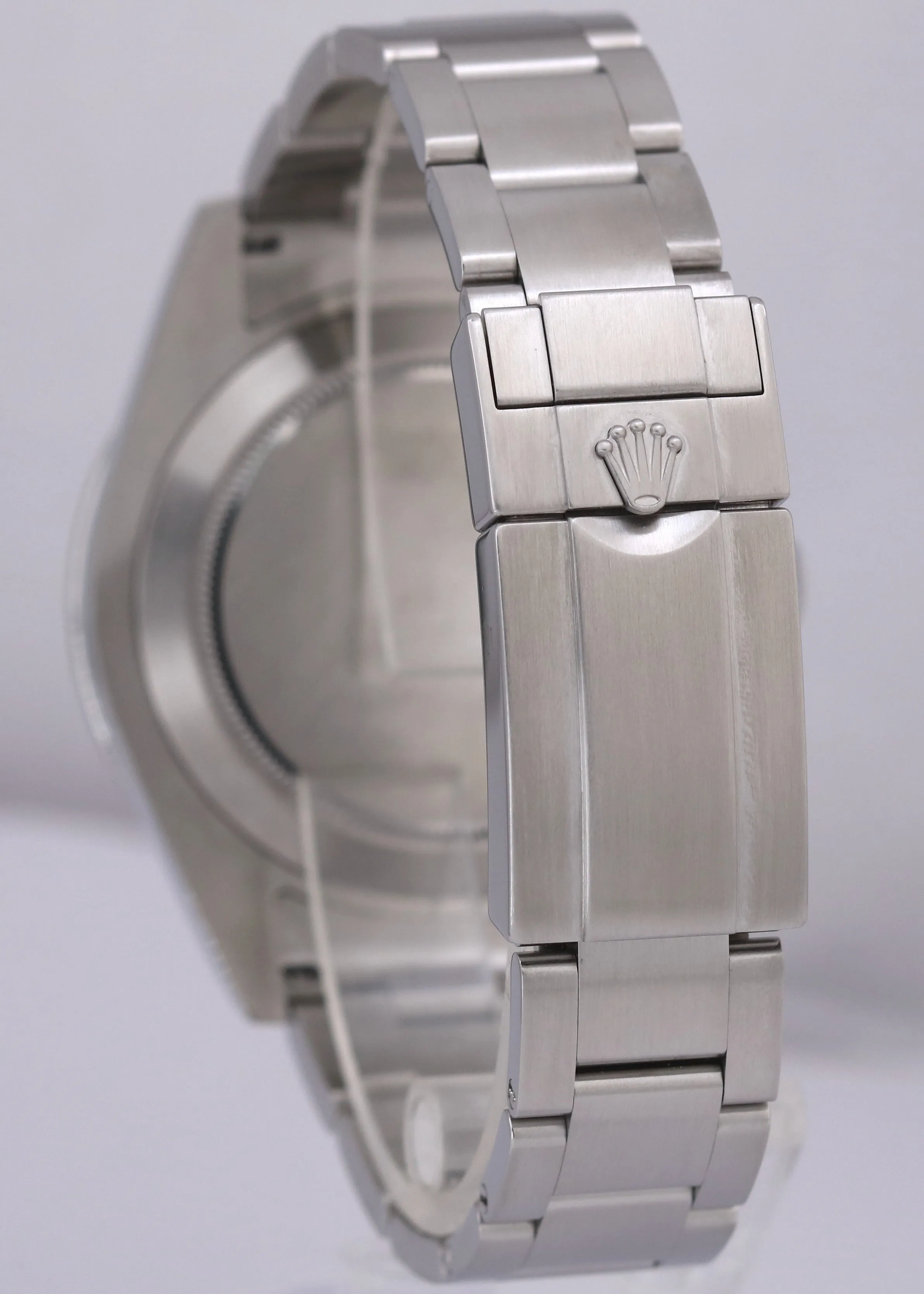MINT Rolex Explorer II BLACK 42mm Stainless Steel Orange GMT Date Watch 216570