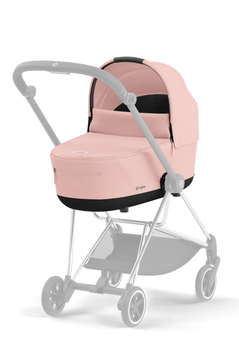 Mios Babywanne Lux Carry Cot 'Comfort' Peach Pink