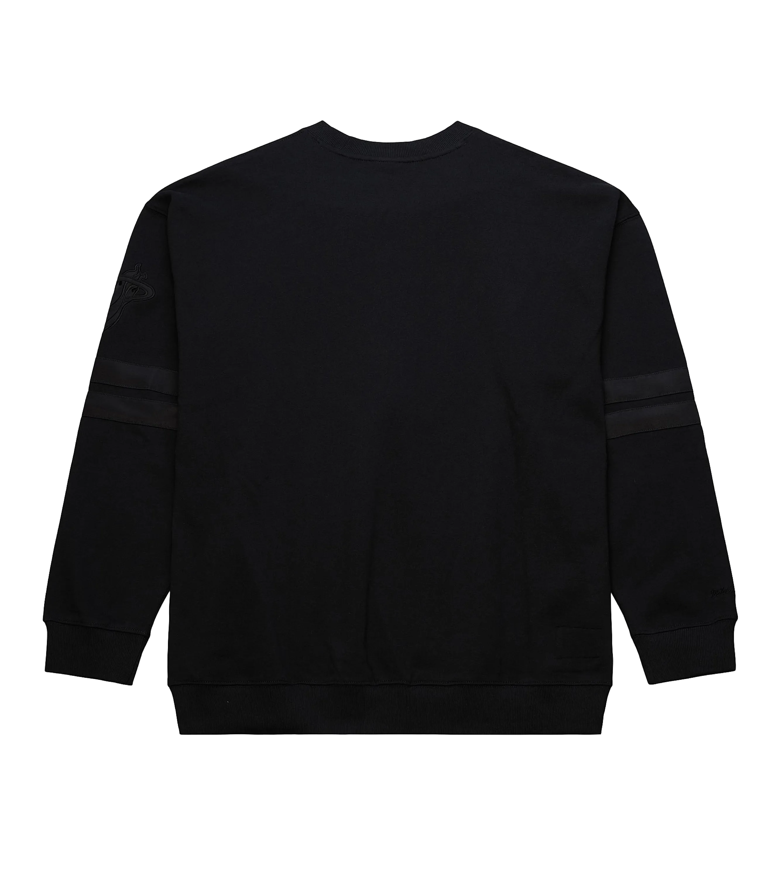Mitchell & Ness Miami HEAT Stripes Fleece Crewneck