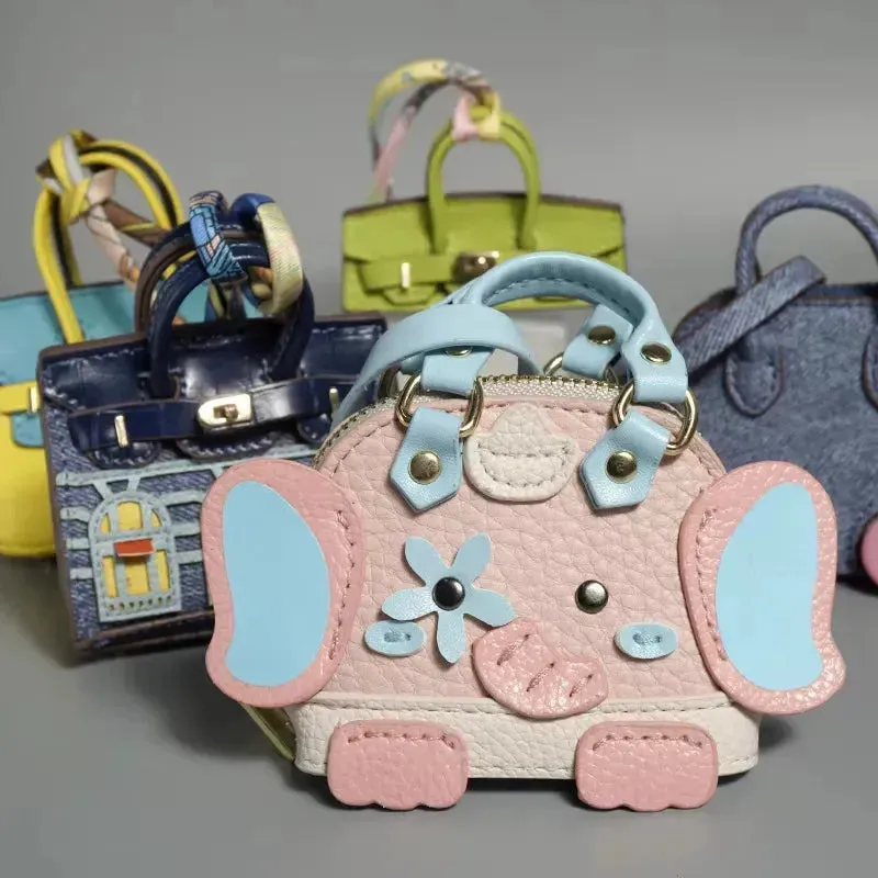 Monogram Elephant Mini Bag Pendant