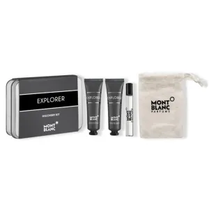Mont Blanc Explorer for Men Edp 7.5ml 30ml Shower Gel 30ml After Shave Balm Set