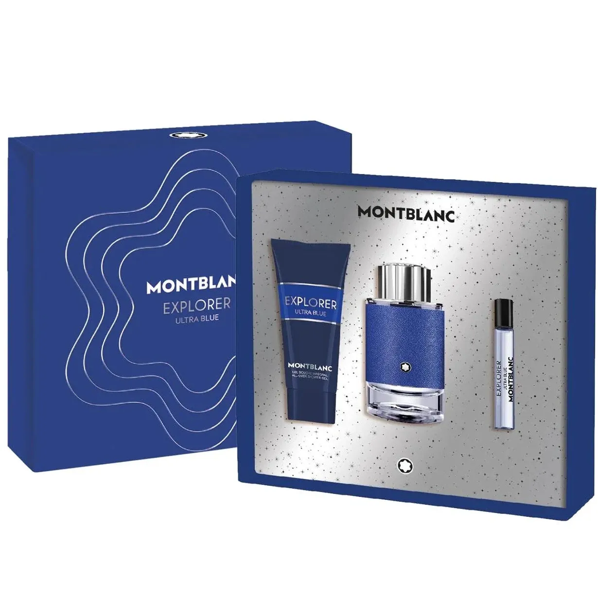 Mont Blanc Explorer Ultra Blue Gift Set For Men