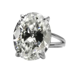 Most Expensive Huge Lab Grown Diamond Solitaire Ring