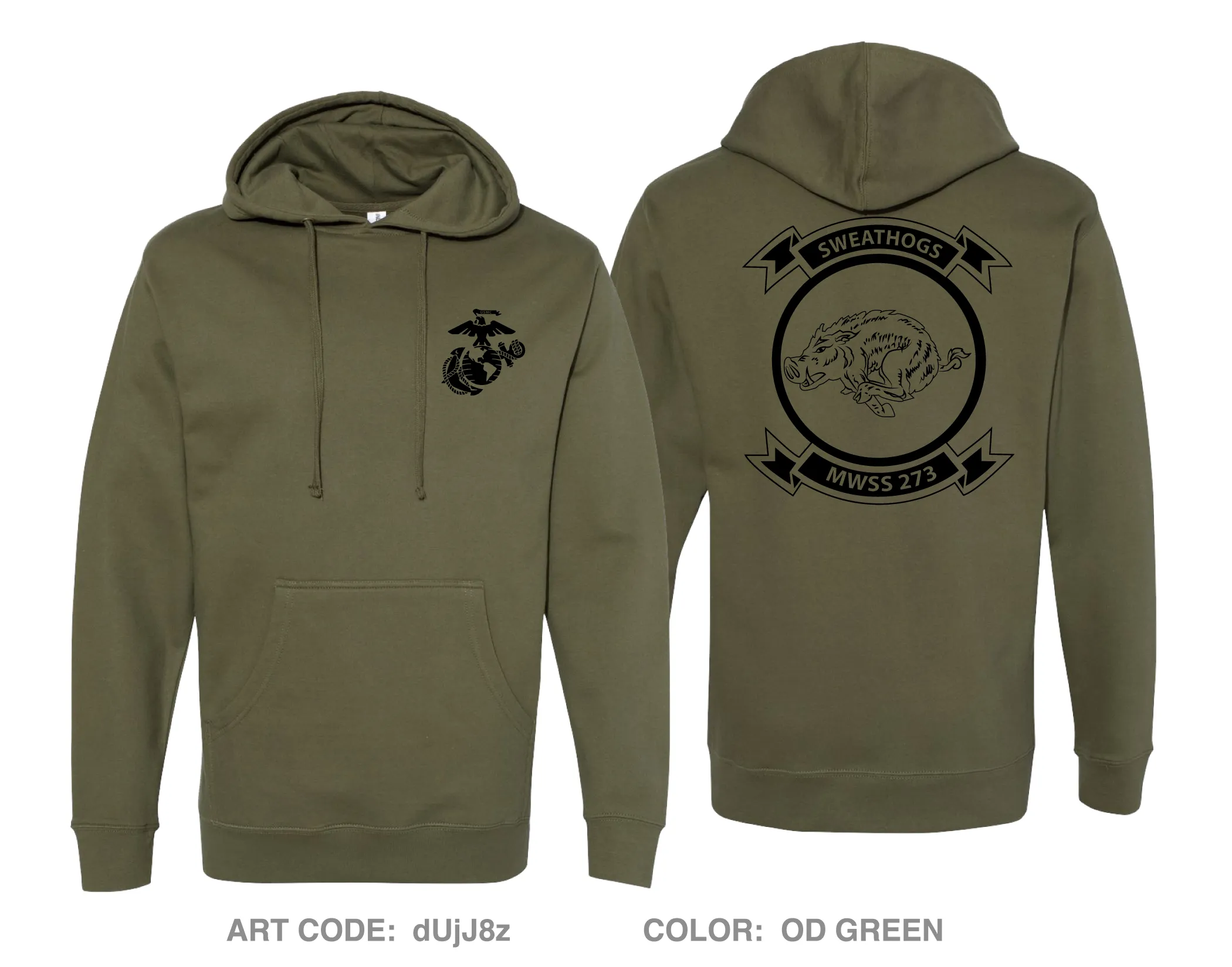 MWSS 273 Comfort Unisex Hooded Sweatshirt - dUjJ8z