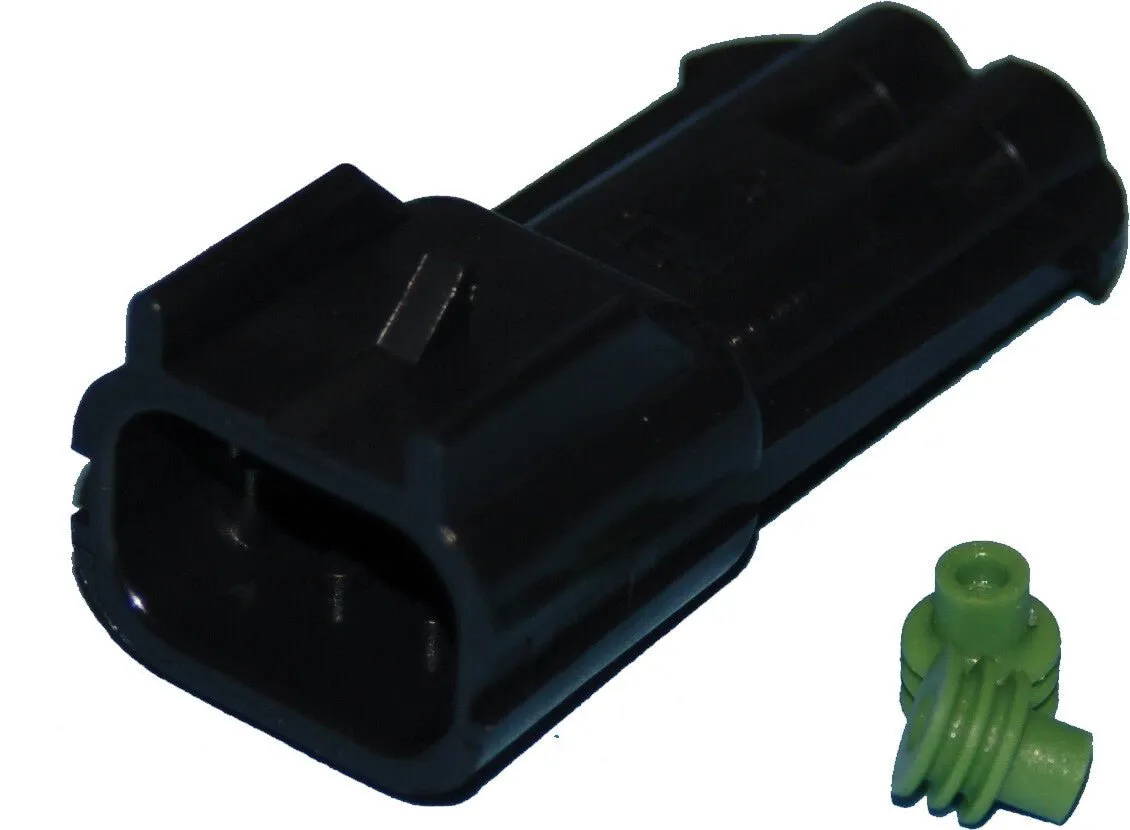 NAMZ CUSTOM CYCLE PRODUCTS NDP-38062 Delphi WeatherPack Male Connectors