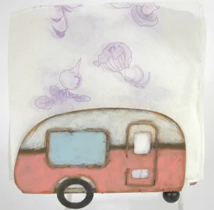 Napkin Holder - Metal Camper