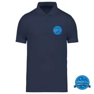 Navy Jersey Polo Shirt - Community Clean