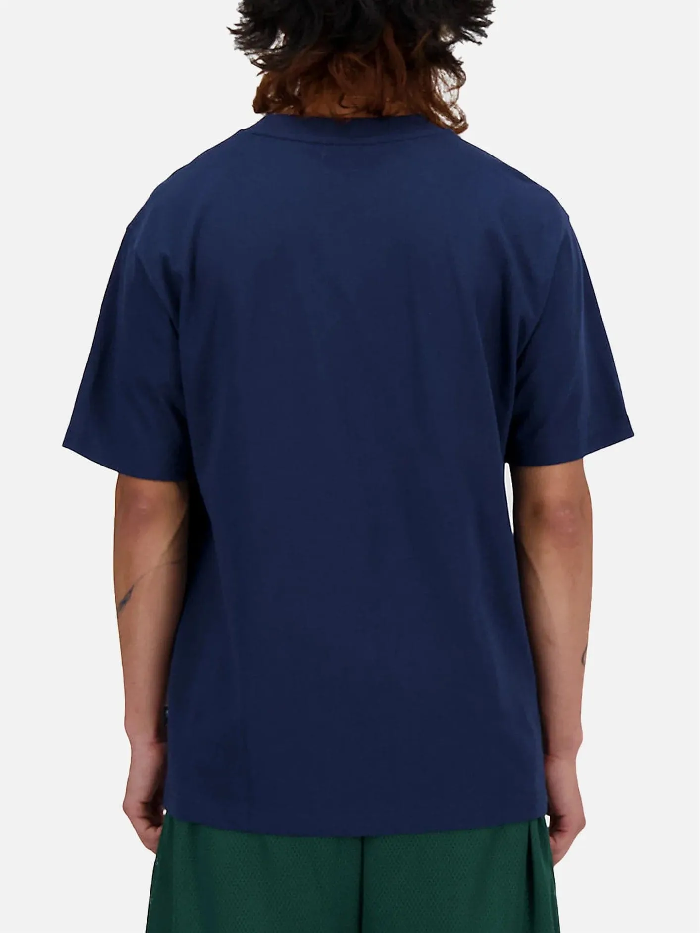 NB Athletics Basketball Style Relaxed Tee - Navy