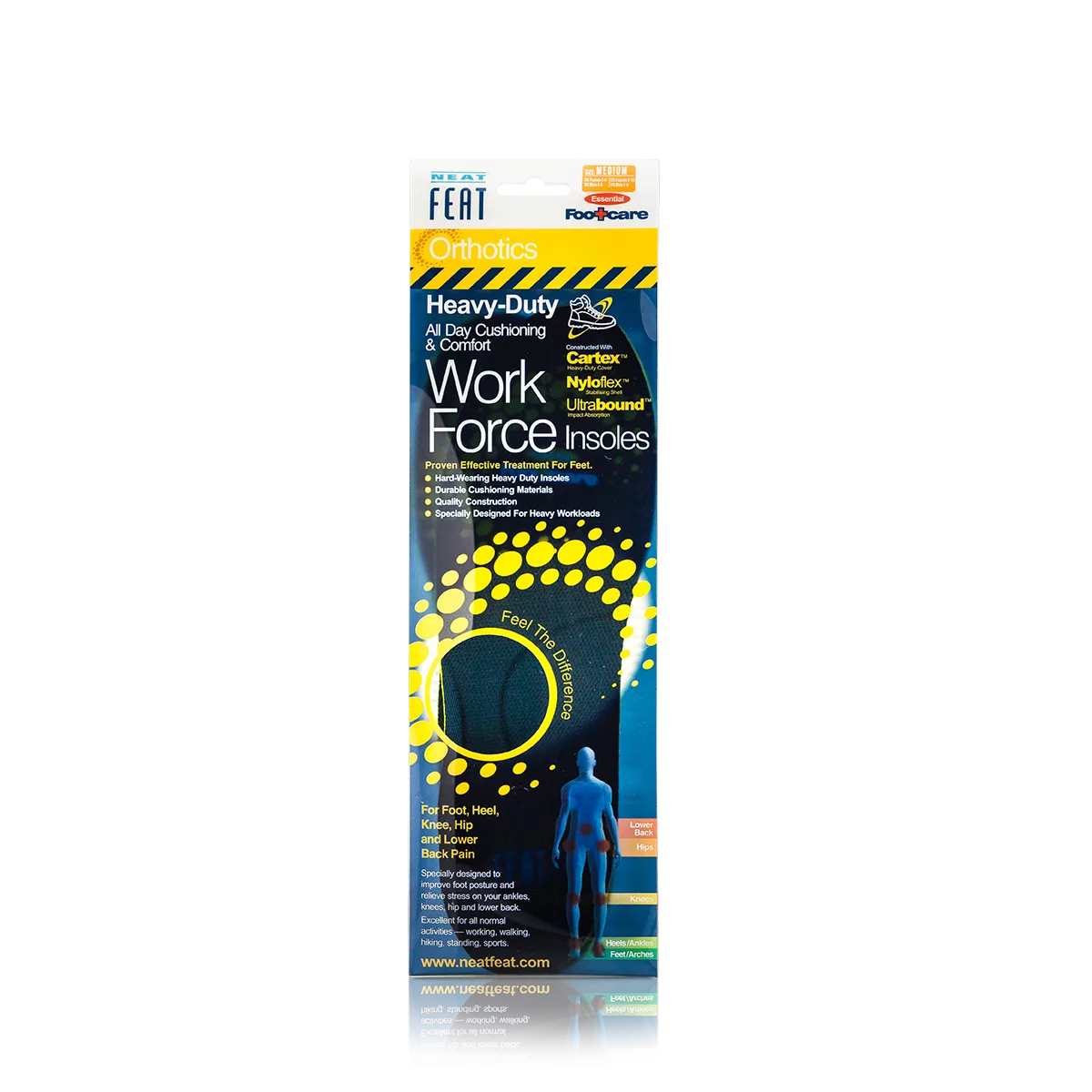 Neat Feat Orthotics Heavy-Duty Work Force Insoles