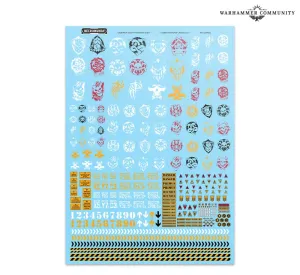 Necromunda: Underhive Graffiti Transfer Sheet