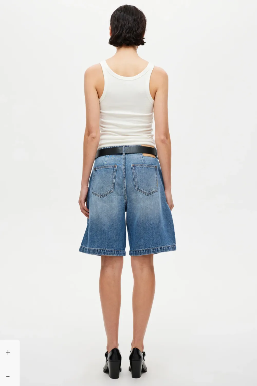 Neuw Echo Relaxed Short Sonic Mid Vintage Indigo