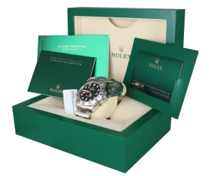 NEW AUG 2021 Rolex Explorer II 226570 42mm Black Orange Stainless Steel Watch