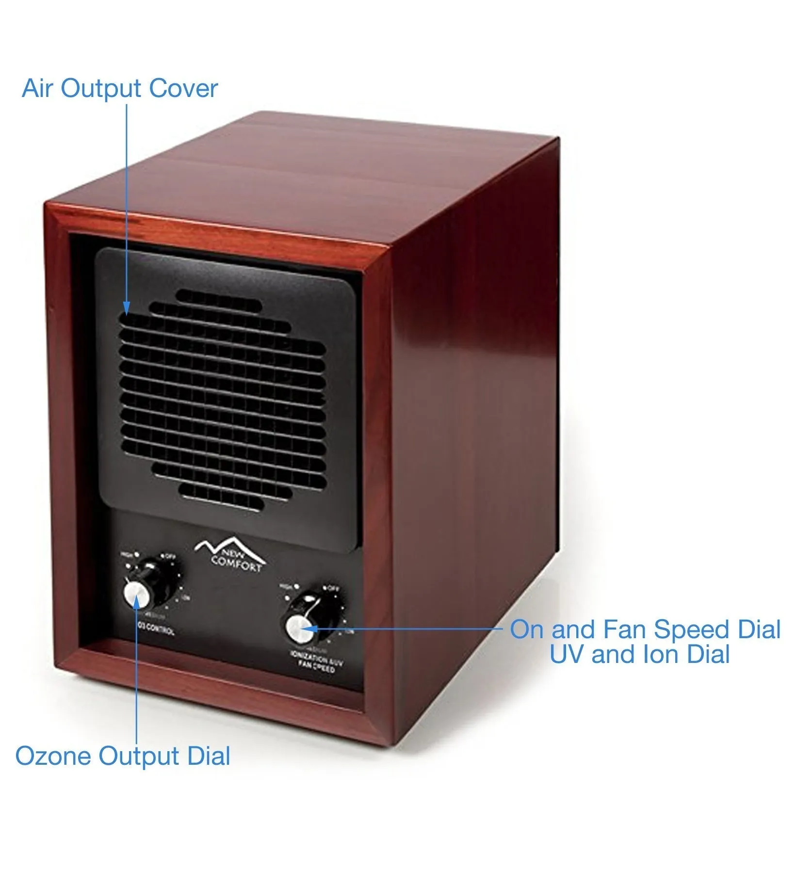 New Comfort 03-1000 Germ/Odor Eliminating Ozone Generating Air Purifier by Prolux