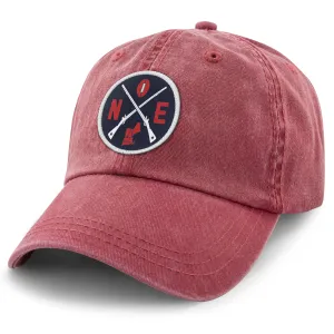 New England Football Emblem Washed Dad Hat