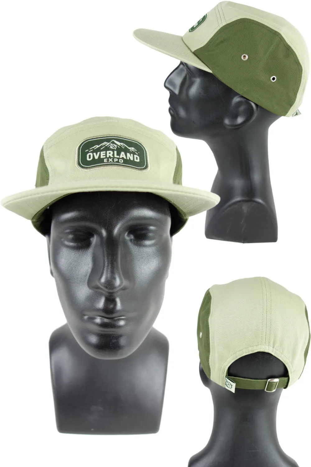 New! Overland Expo - Green Patch - Flat Billed Hat