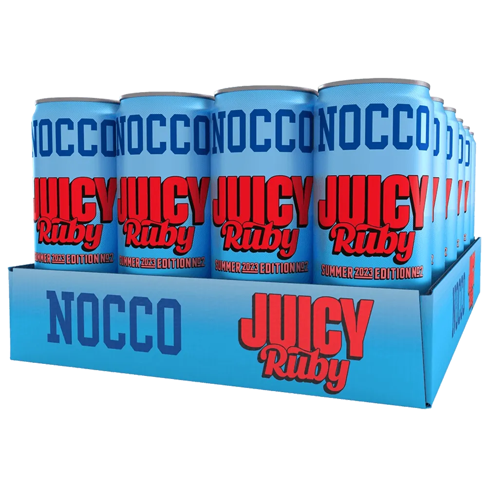 NOCCO Juicy Ruby - 24x330ml. (inkl. SE pant)