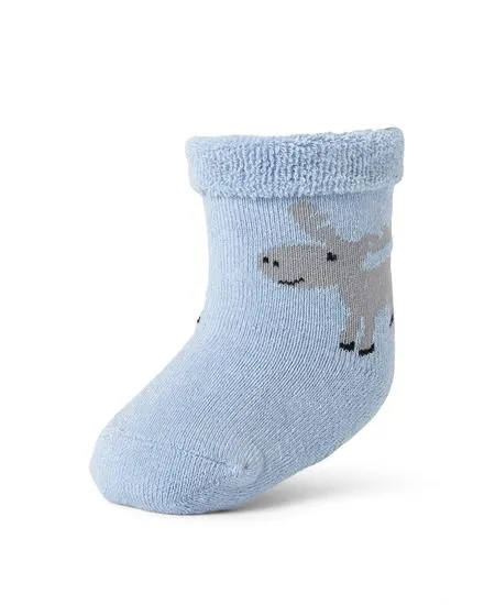 Norwegian Baby Socks 2 Pack - Blue/Grey