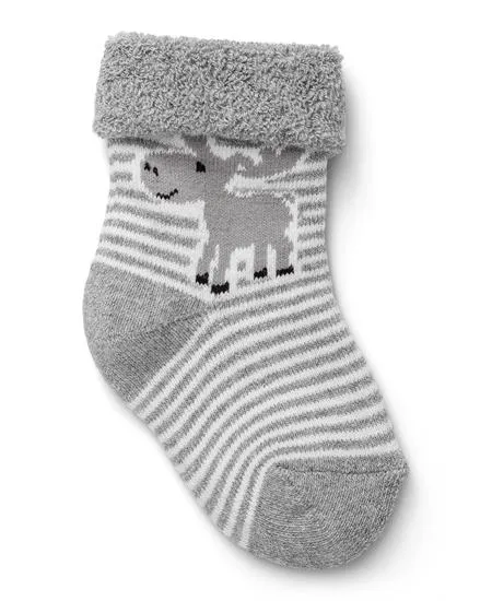 Norwegian Baby Socks 2 Pack - Blue/Grey