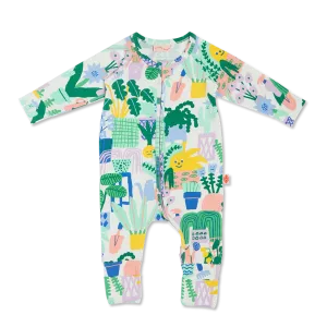 Nursery Rhyme Long Sleeve Zip Suit