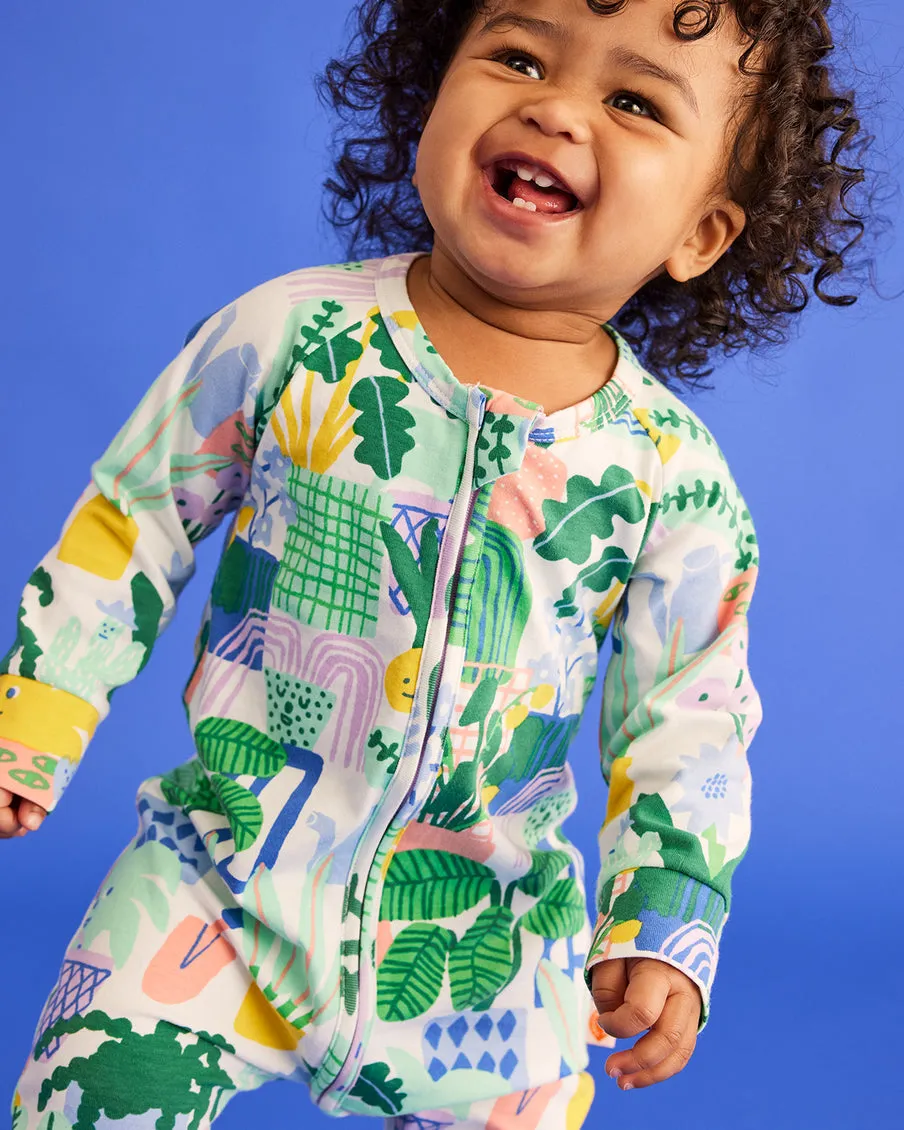 Nursery Rhyme Long Sleeve Zip Suit