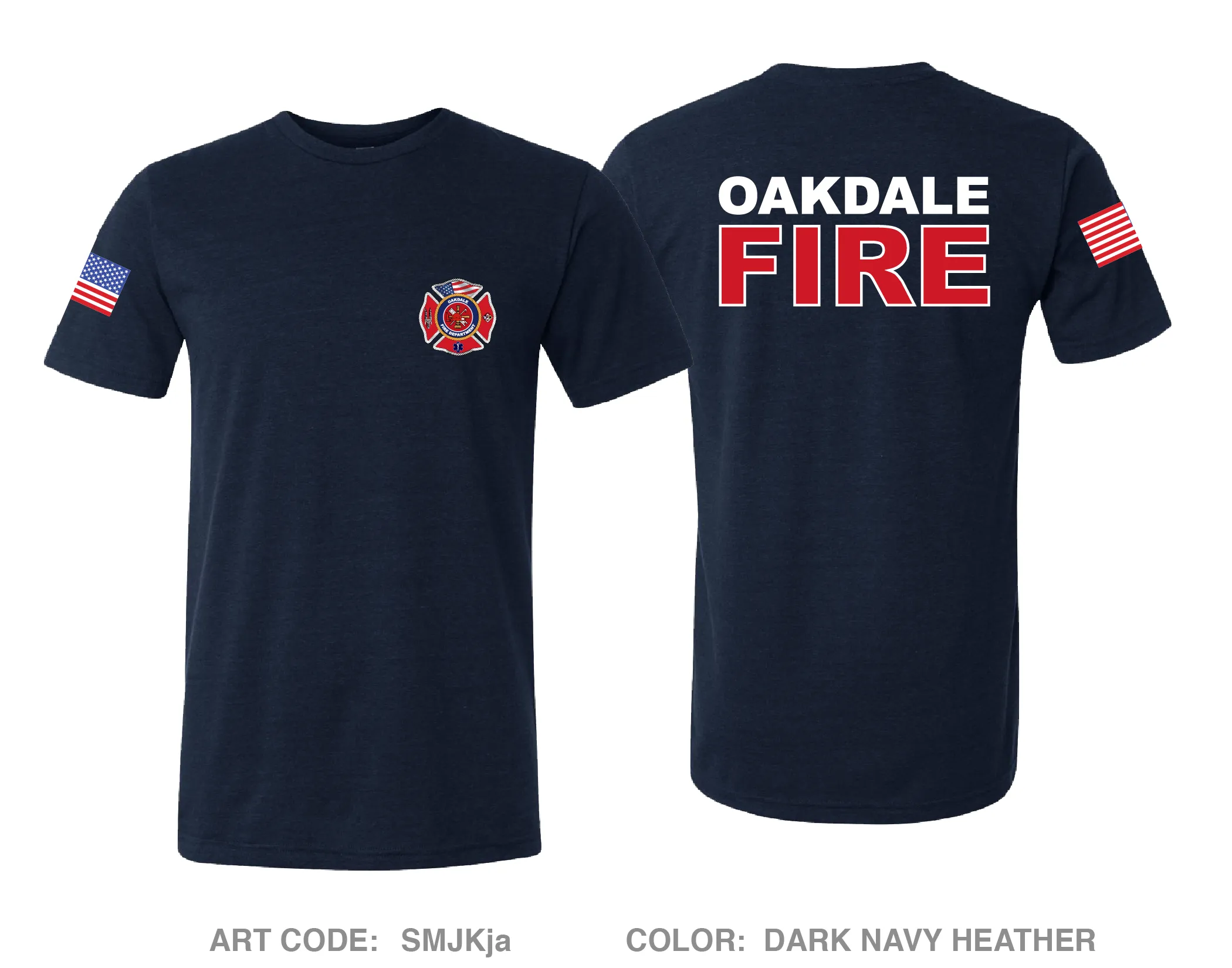 Oakdale Fire Comfort Unisex Triblend SS Tee - SMJKja
