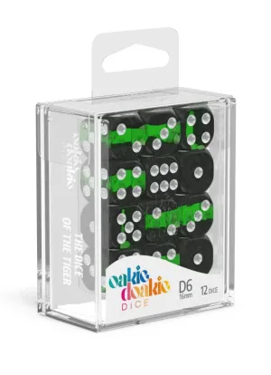 Oakie Doakie Dice D6 16mm Enclave - Emerald (12)