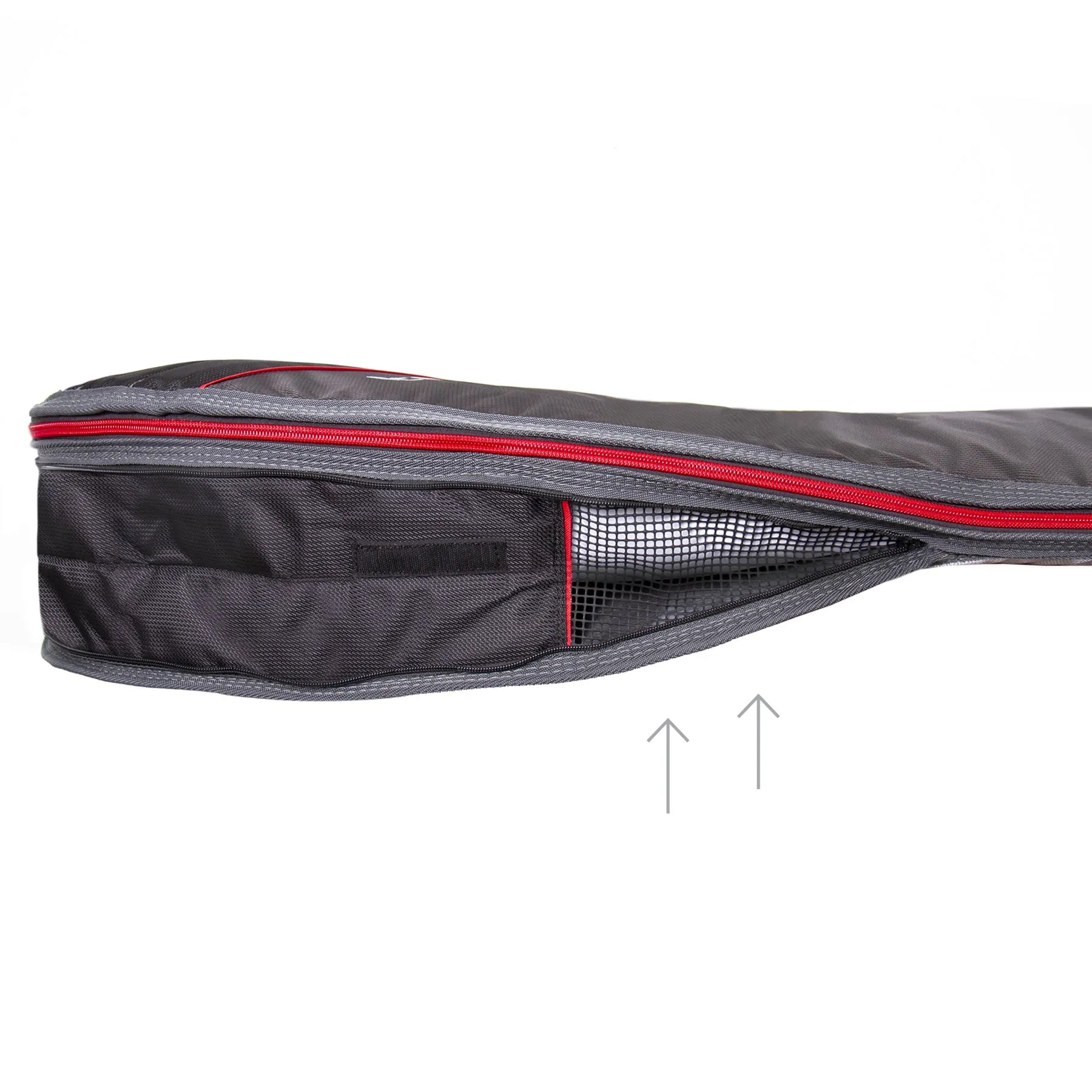 Ocean & Earth Aircon Fish Board Cover - Black/Red