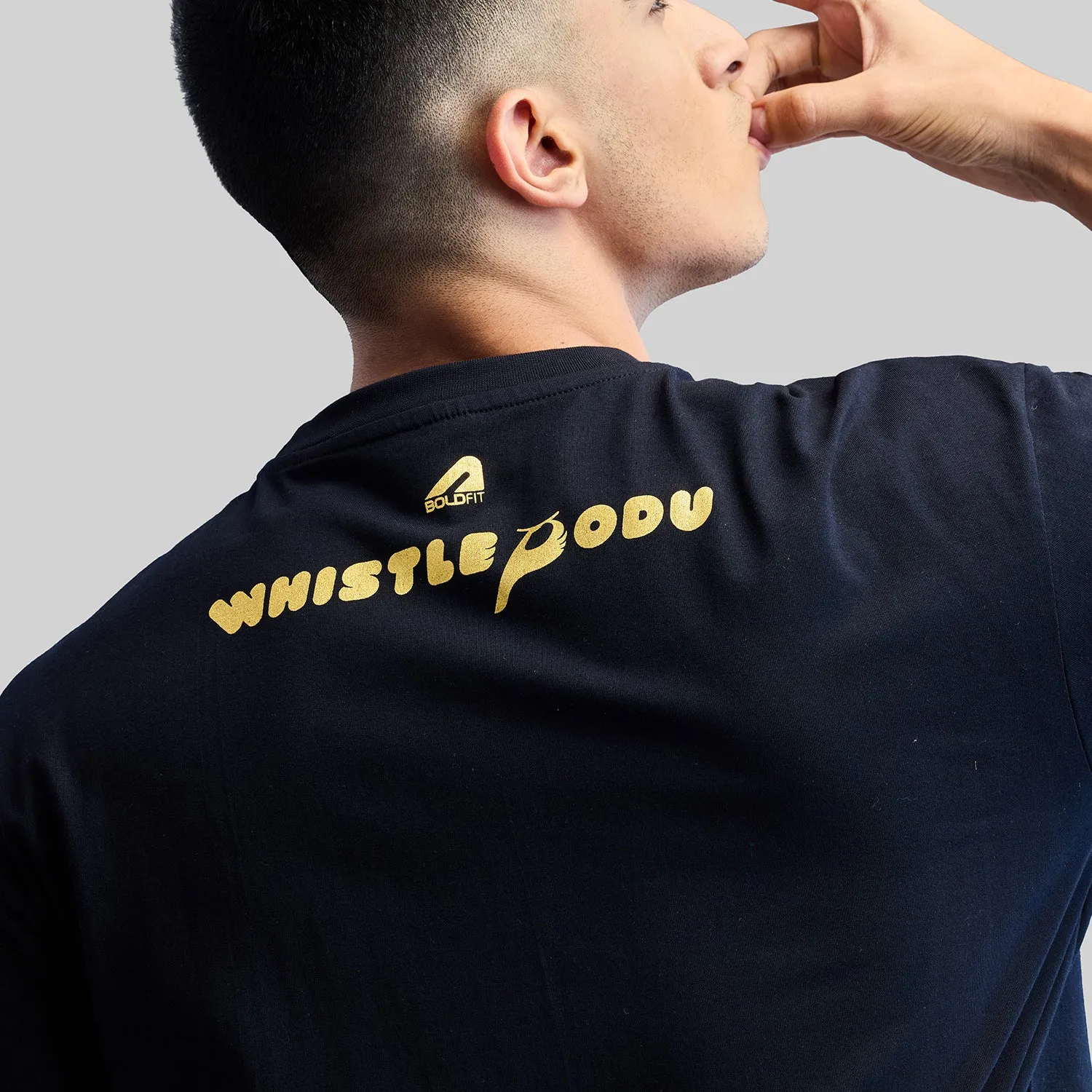 Official CSK Leo Men's Oversized T-shirt - Black