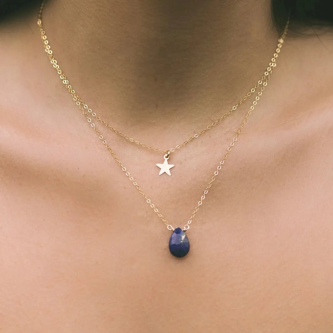 OLIVEDA Exclusive Star Necklace