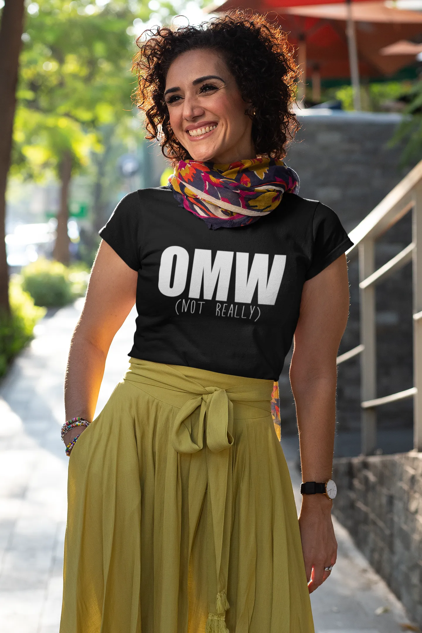 OMW (not really) Statement Tee