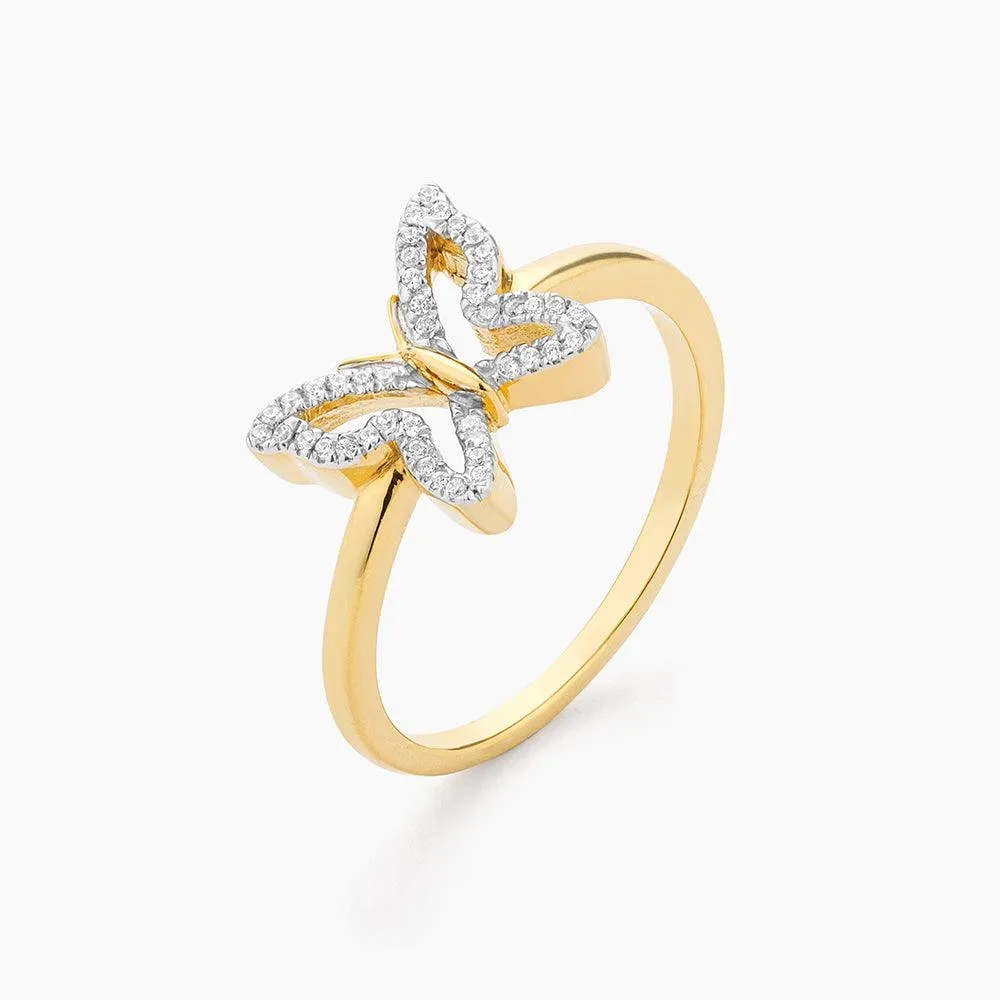 Open Wings Statement Ring