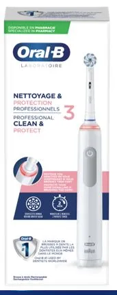 ORAL-B Laboratory Clean 3 sähköhammarharja
