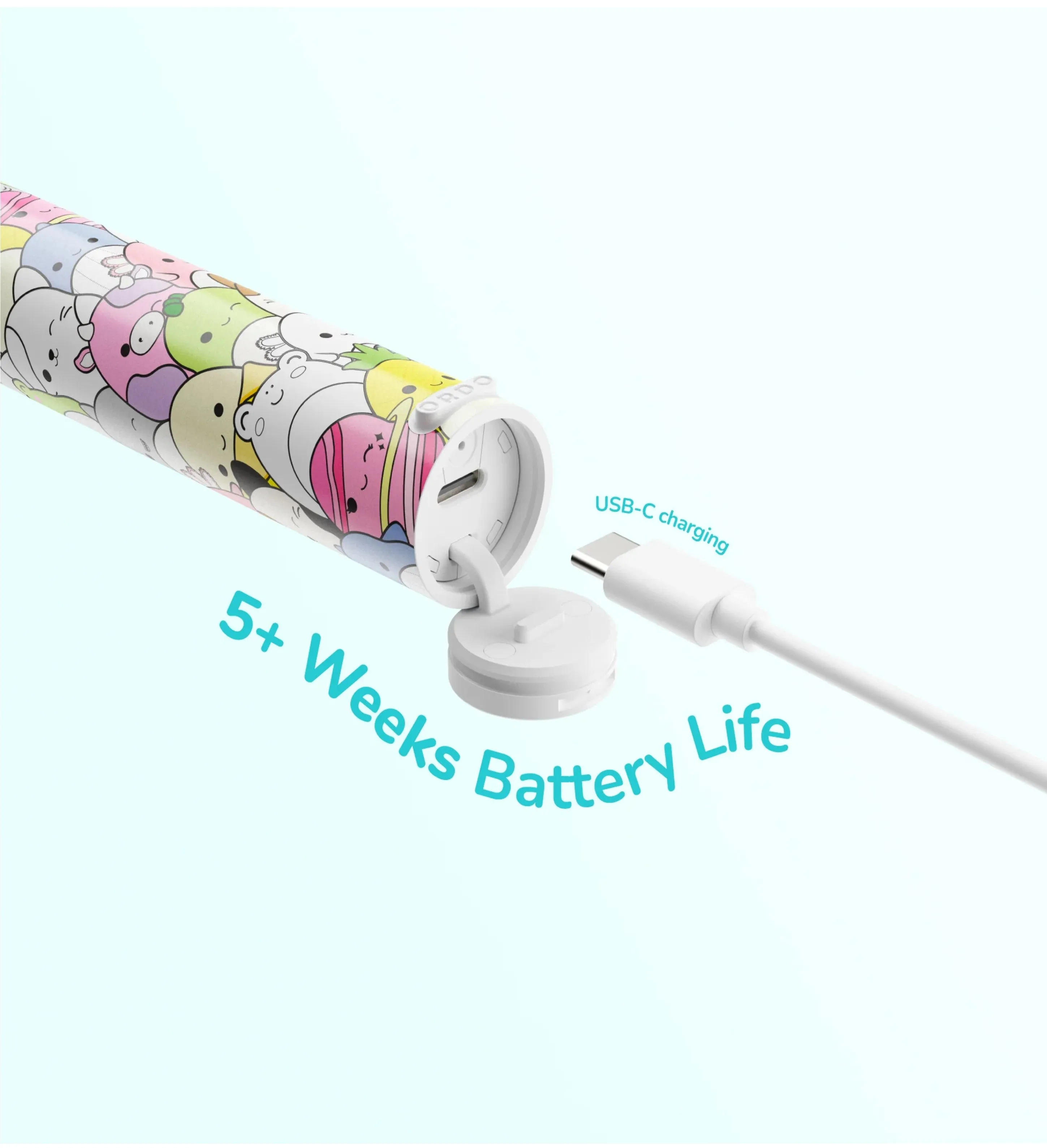 Ordo Sonic Kids Rechargeable Toothbrush: Squishmallows: Variety
